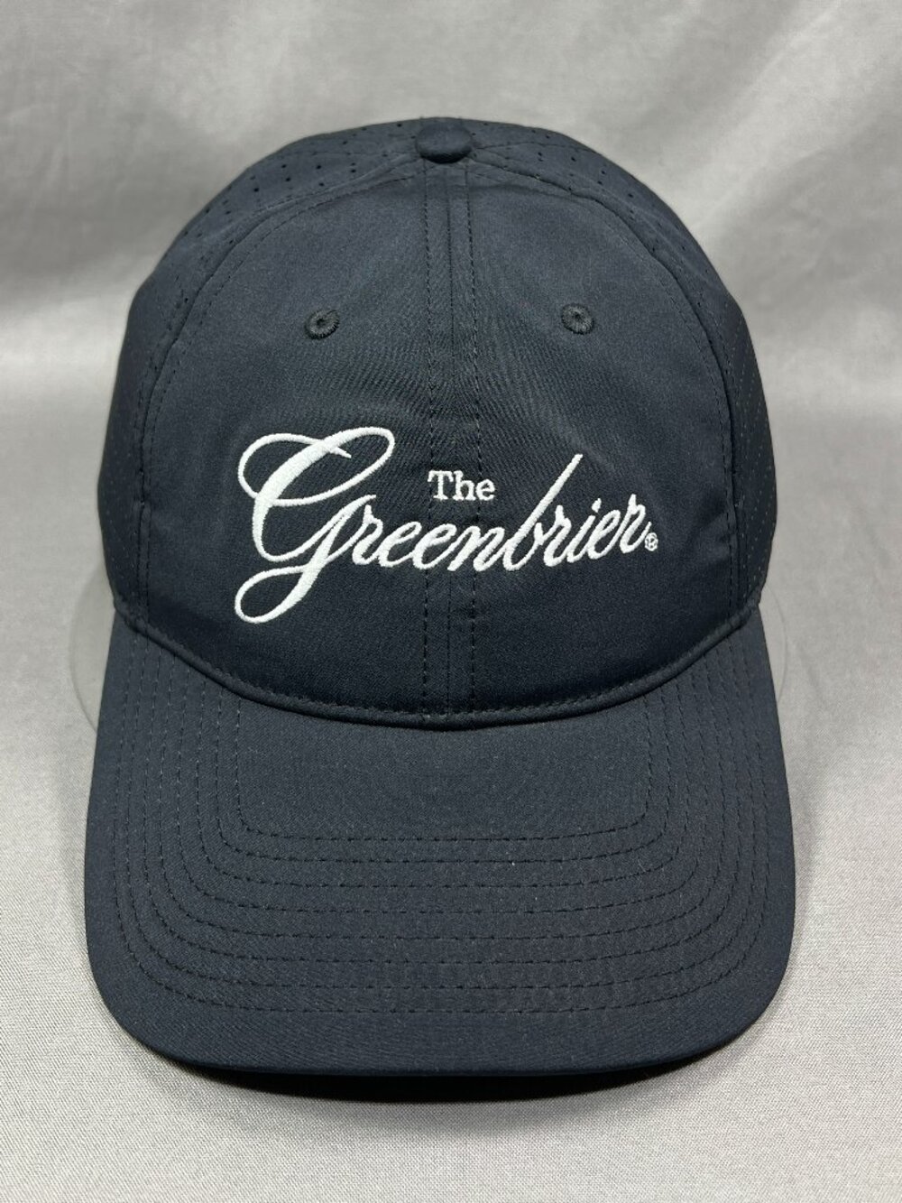 The Greenbrier West Virginia Resort Golf WV The Game Strapback Hat Black Dad Cap